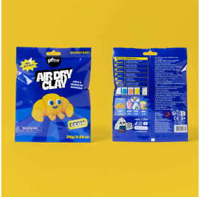 AIR CLAY – ZESTAW KREATYWNY Z MASĄ SAMOUTWARDZALNĄ – LEON OMY