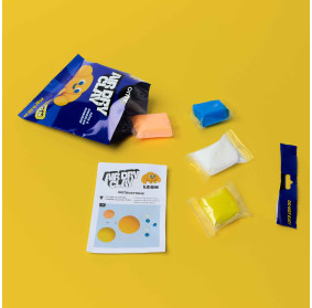 AIR CLAY – ZESTAW KREATYWNY Z MASĄ SAMOUTWARDZALNĄ – LEON OMY