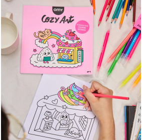 KOLOROWANKA COZY ART - KAWAII OMY