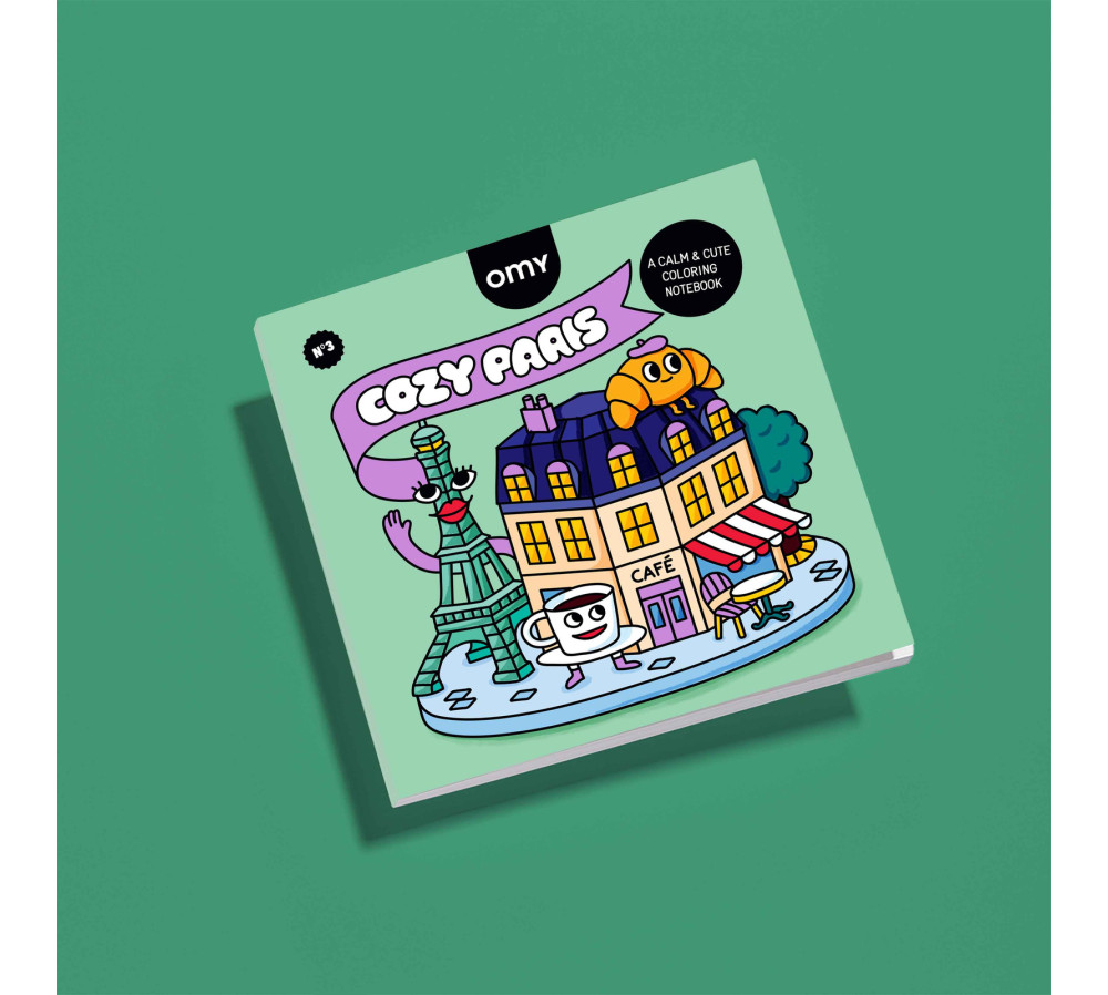 KOLOROWANKA COZY ART - PARYŻ OMY