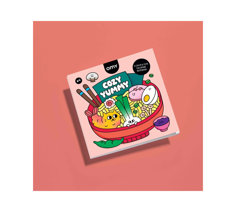 KOLOROWANKA COZY ART - YUMMY OMY
