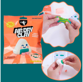 AIR CLAY – ZESTAW KREATYWNY Z MASĄ SAMOUTWARDZALNĄ – YUKI OMY
