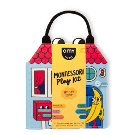 MONTESSORI MIĘKKA KSIĄŻKA AKTYWIZUJĄCA - MÓJ DZIEŃ OMY