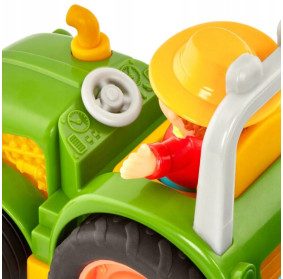 Traktor z przyczepą, rolnikiem i zwierzętami – Farming Fun Tractor – Battat