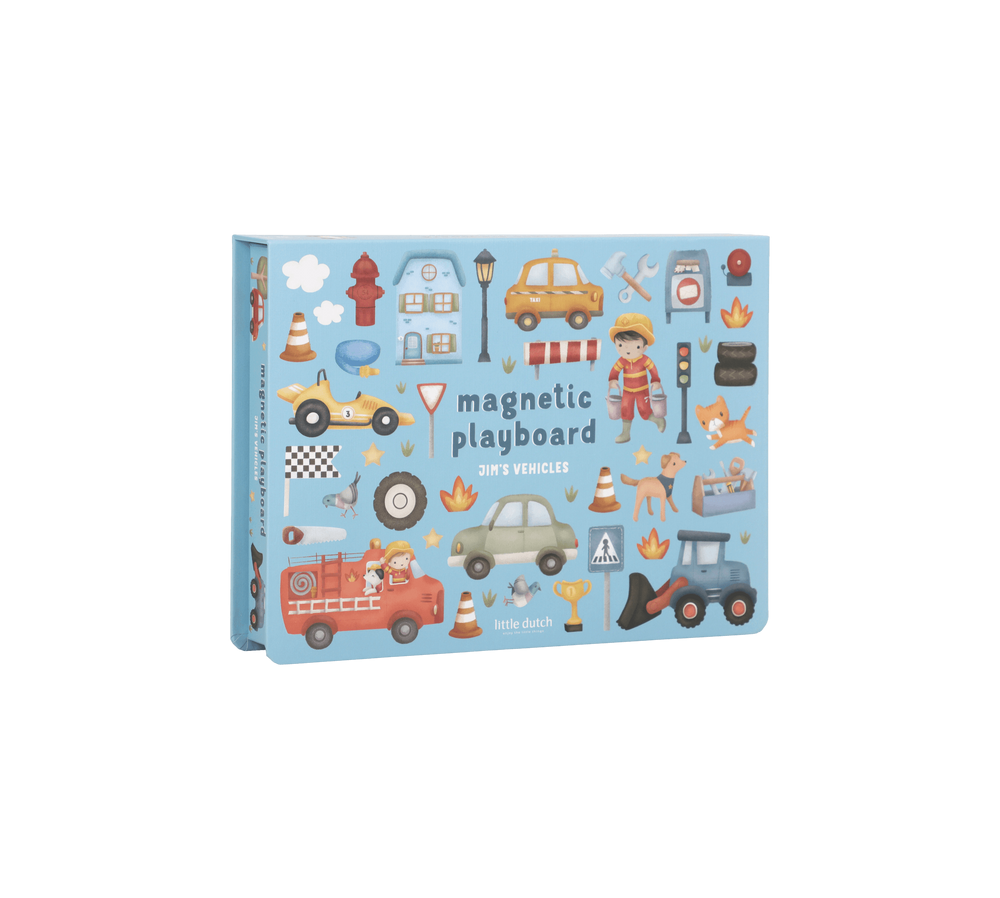 Little Dutch Magnetyczna układanka - Pojazdy