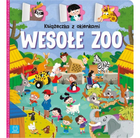 Książeczka z okienkami. Wesołe zoo AKSJOMAT