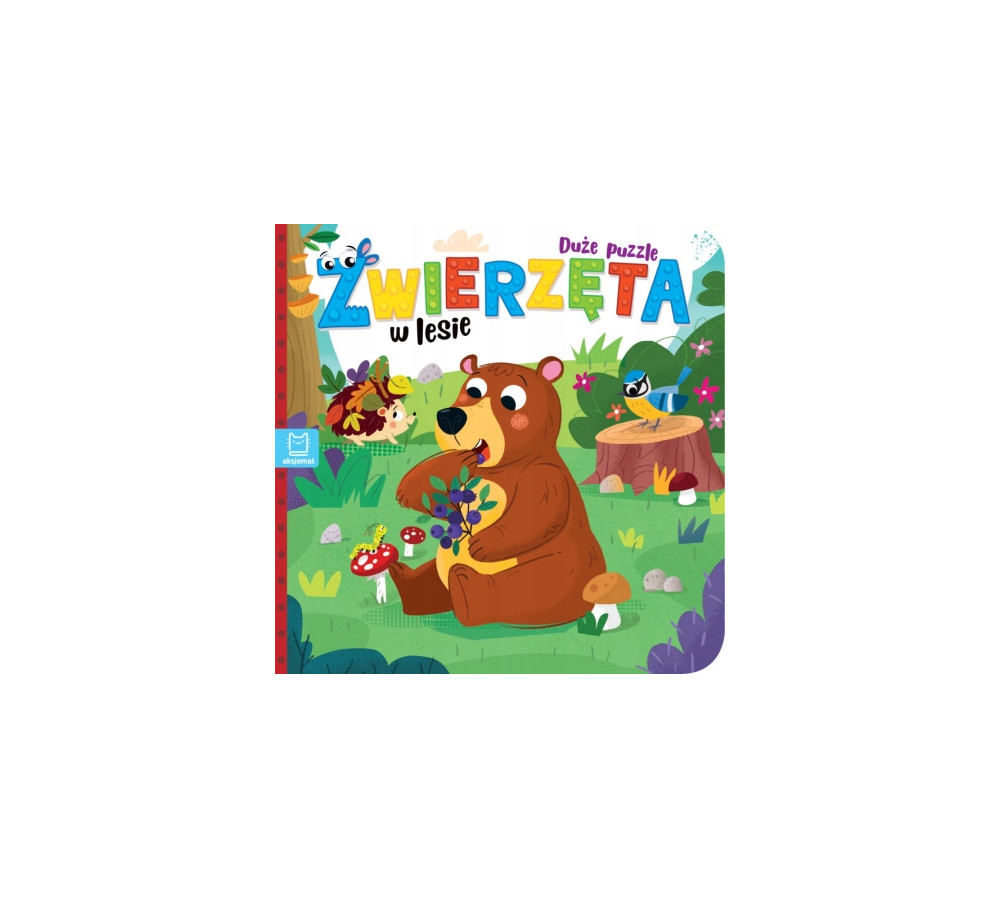 Zwierzęta w lesie. Duże puzzle AKSJOMAT