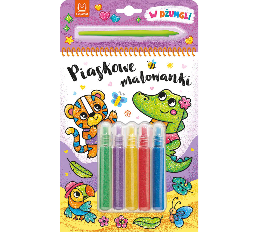 Piaskowe malowanki. W dżungli AKSJOMAT