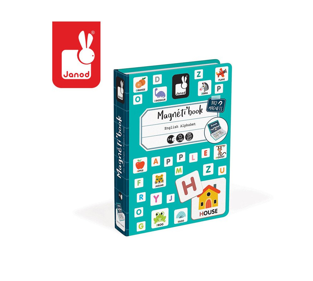 Magnetyczna układanka Alfabet Magnetibook, Janod