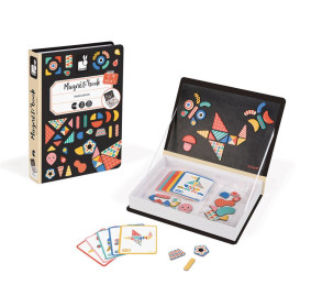 Magnetyczna układanka Kształty Magnetibook, Janod