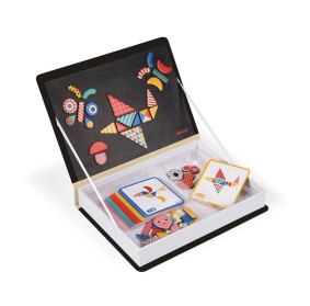 Magnetyczna układanka Kształty Magnetibook, Janod