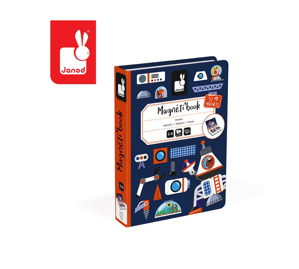 Magnetyczna układanka Kosmos Magnetibook, Janod
