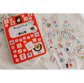 Magnetyczna układanka Polski Alfabet Magnetibook, Janod
