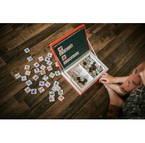 Magnetyczna układanka Polski Alfabet Magnetibook, Janod