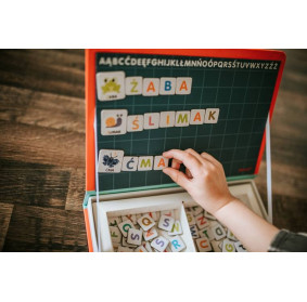 Magnetyczna układanka Polski Alfabet Magnetibook, Janod
