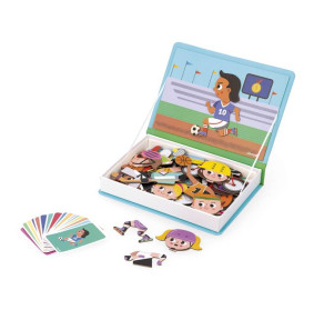 Magnetyczna układanka Sport Magnetibook, Janod