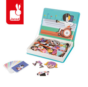 Magnetyczna układanka Sport Magnetibook, Janod