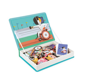 Magnetyczna układanka Sport Magnetibook, Janod