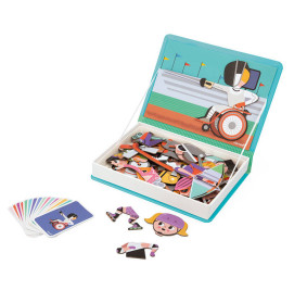 Magnetyczna układanka Sport Magnetibook, Janod