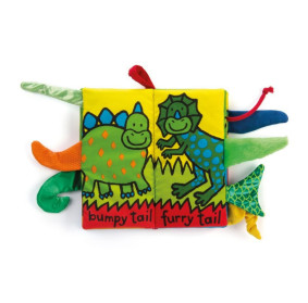 „Dino Tails” Książeczka Sensoryczna dla Dzieci Jellycat