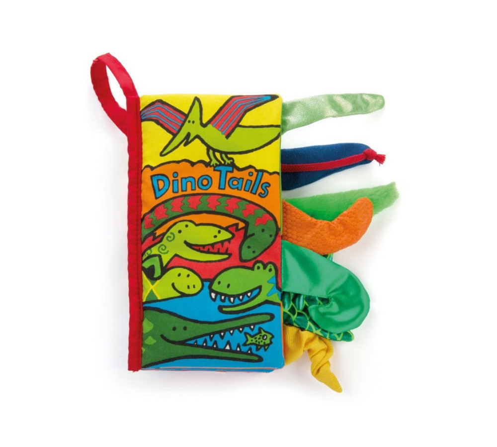 „Dino Tails” Książeczka Sensoryczna dla Dzieci Jellycat