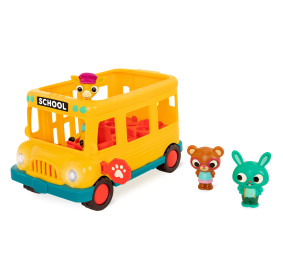 MUZYCZNY autobus szkolny z żyrafą i wesołymi pasażerami – Land of B. B.TOYS Bonnie’s School Bus
