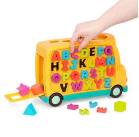 AUTOBUS z ALFABETEM magnetycznym AlphaBus – B.TOYS