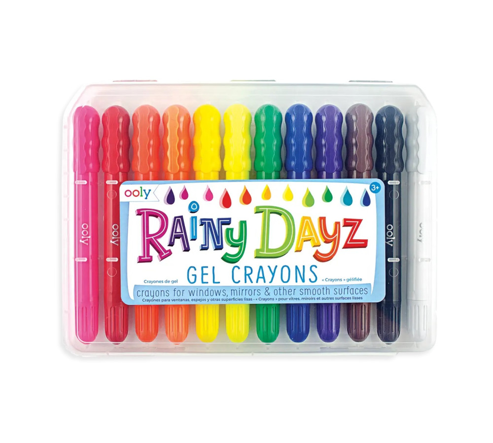 Kredki Żelowe Do Malowania Na Szkle, Deszczowe Dni, Rainy Dayz, Ooly