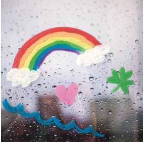 Kredki Żelowe Do Malowania Na Szkle, Deszczowe Dni, Rainy Dayz, Ooly