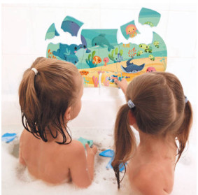 Puzzle do kąpieli Ocean 28 elementów 3+, Janod