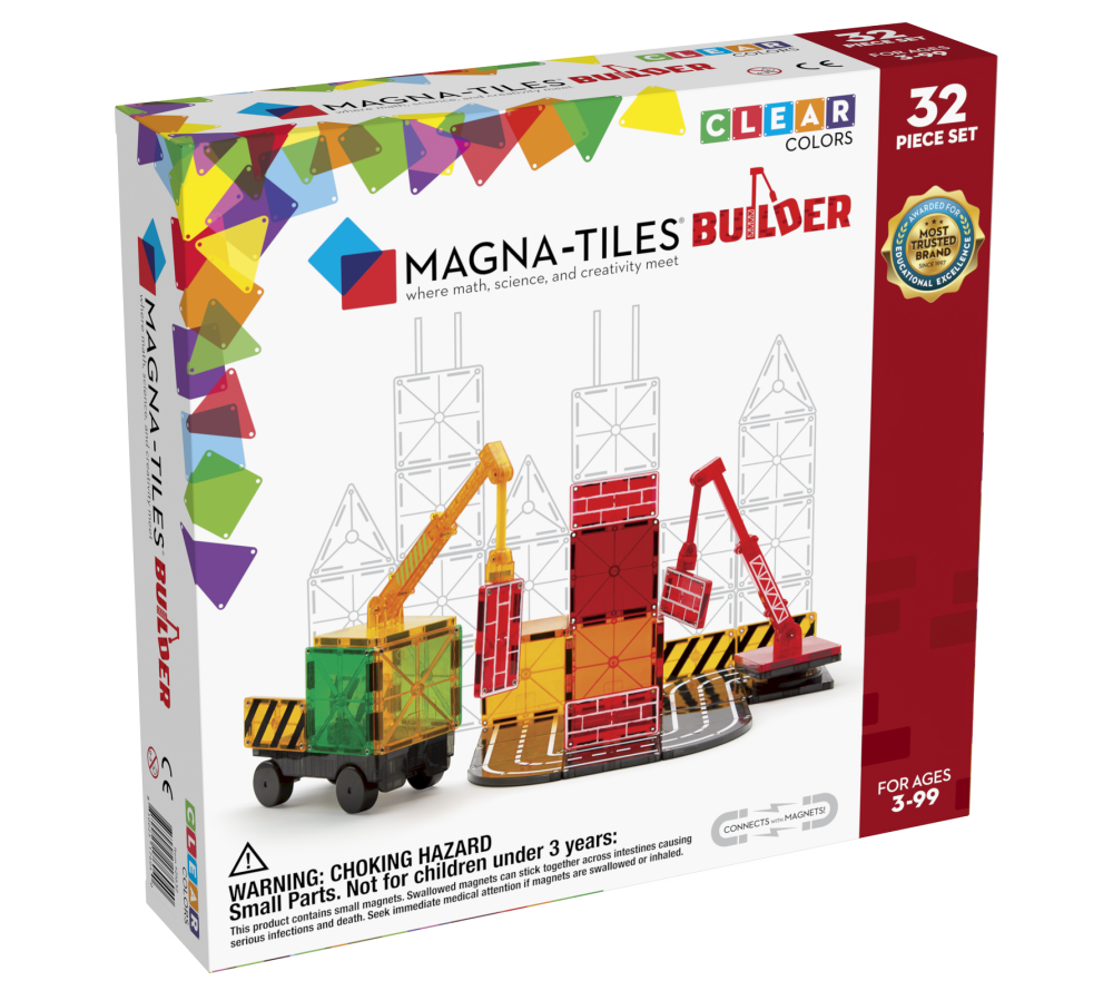 MAGNA-TILES® Klocki Magnetyczne Builder 32 el.