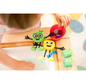 Glo Pals, Kostki sensoryczne świecące w wodzie Pippa - zabawka kąpielowa, kolor zielony