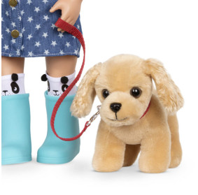 Piesek COCKER SPANIEL w TOREBCE – Hop in Dog Carrier Our Generation