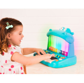 KEYBOARD ze SKACZĄCYMI PTASZKAMI B.TOYS Hippo Pop Play Piano