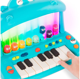 KEYBOARD ze SKACZĄCYMI PTASZKAMI B.TOYS Hippo Pop Play Piano