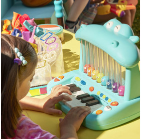 KEYBOARD ze SKACZĄCYMI PTASZKAMI B.TOYS Hippo Pop Play Piano