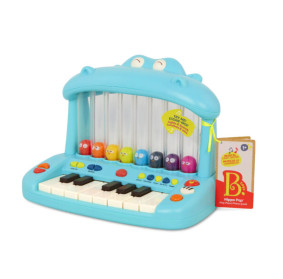 KEYBOARD ze SKACZĄCYMI PTASZKAMI B.TOYS Hippo Pop Play Piano