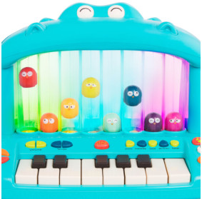 KEYBOARD ze SKACZĄCYMI PTASZKAMI B.TOYS Hippo Pop Play Piano