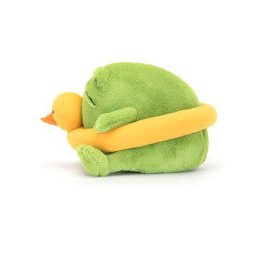 Deszczowa Żaba Ricky z Kaczuszką do Pływania 18 cm, Jellycat