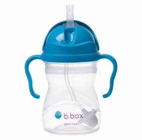 B.BOX Bidon ze słomką 240 ml Kobaltowy
