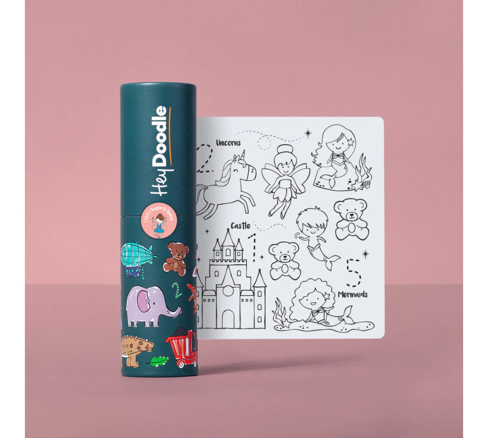 Mata Silikonowa do Kolorowania A4 - Bajkowe Królestwo MM004 Hey Doodle