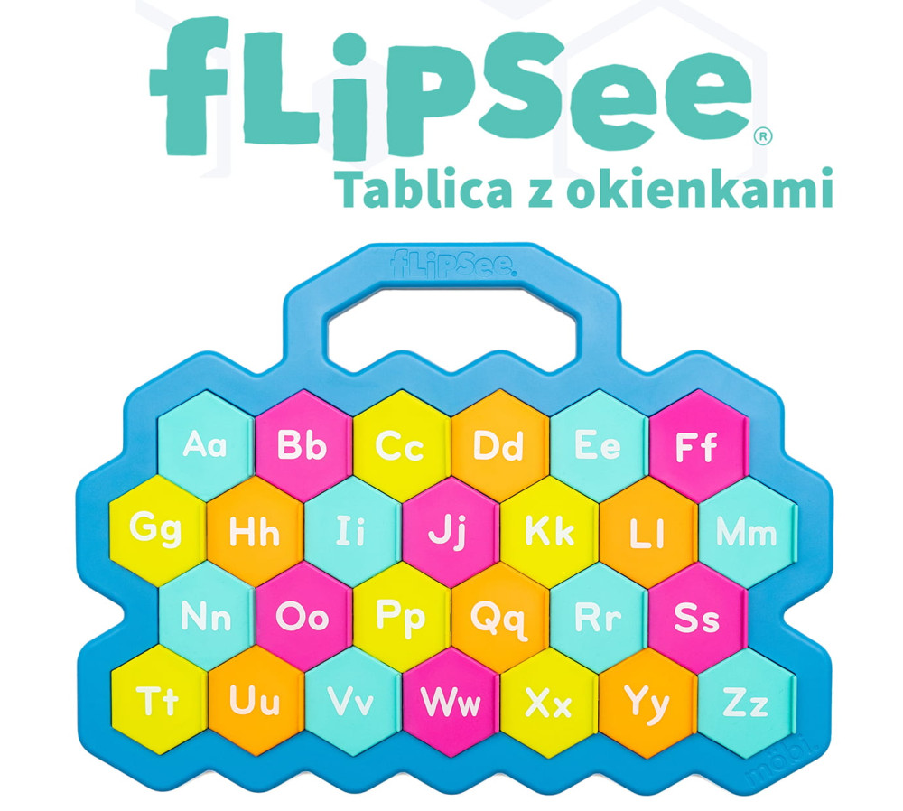 FLIP1 Flipsee Tablica z Okienkami Alfabet MOBI