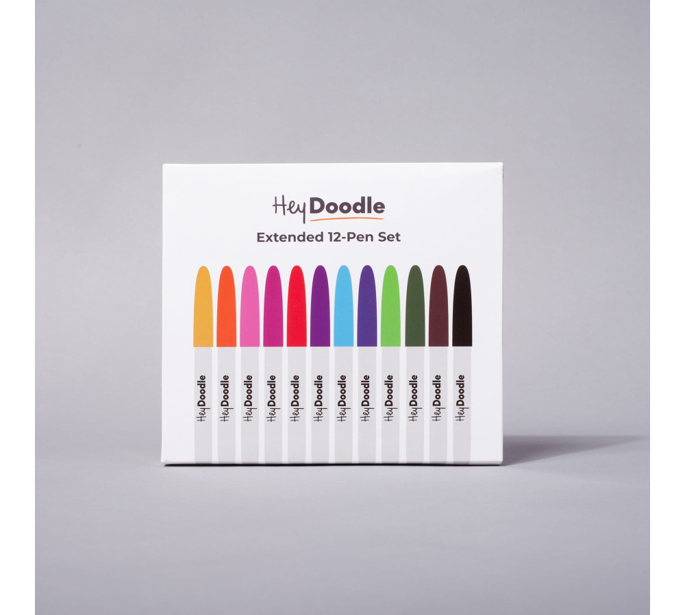 Flamastry do silikonowej Maty HeyDoodle HDAP002 Hey Doodle