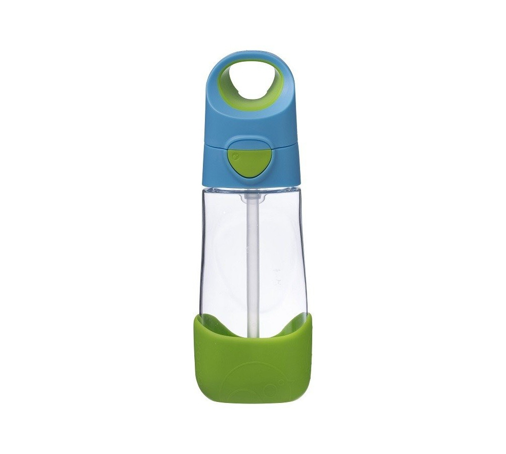 B.BOX Butelka tritanowa ze słomką 450 ml Ocean Breeze