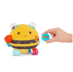 Brzęcząca PSZCZÓŁKA sensoryczna Fuzzy Buzzy Bee  B.TOYS