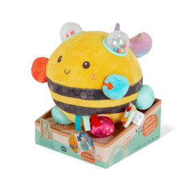 Brzęcząca PSZCZÓŁKA sensoryczna Fuzzy Buzzy Bee  B.TOYS