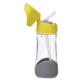 B.BOX Butelka tritanowa ze słomką 450 ml Lemon Sherbet