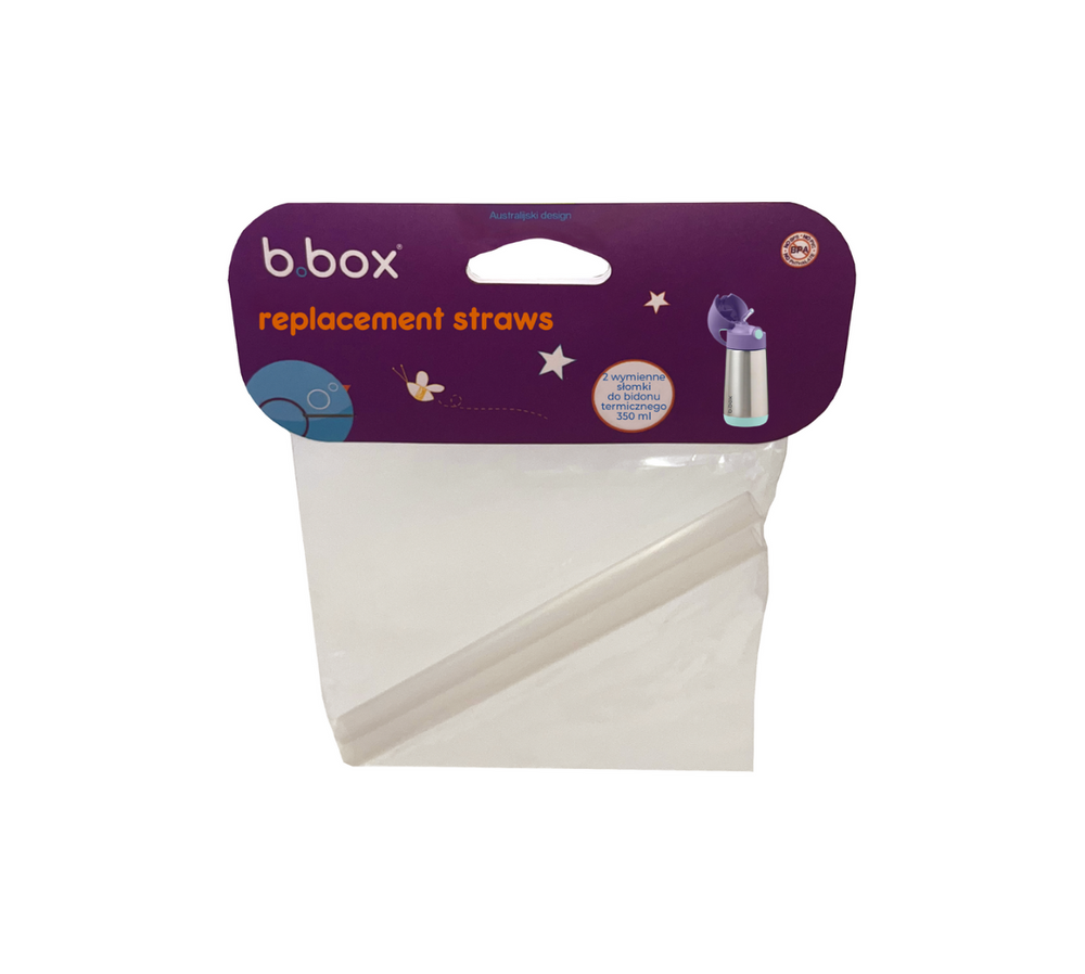 Zestaw słomek do bidonu termicznego 350 ml, 2 szt., b.box