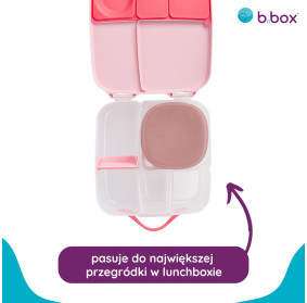 Silikonowy pojemnik z pokrywką do lunchboxa Berry, b.box