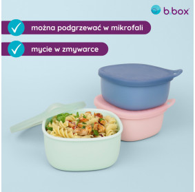 Silikonowy pojemnik z pokrywką do lunchboxa Berry, b.box